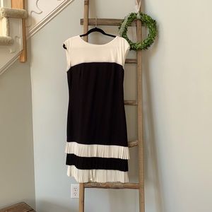 Frank Lyman black & ivory dress